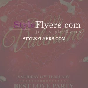 Be my Valentine PSD Flyer Template
