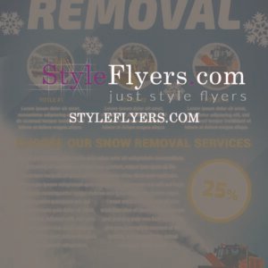 snow removal PSD Flyer Template