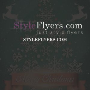 Christmas Greeting PSD Flyer Template