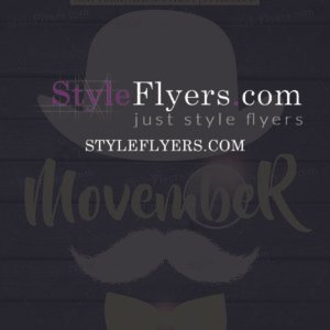 Movember PSD Flyer Template