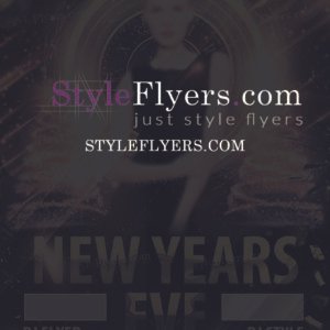 new years eve PSD Flyer Template