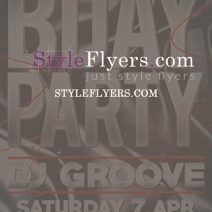 Birthday Party PSD Flyer Template1