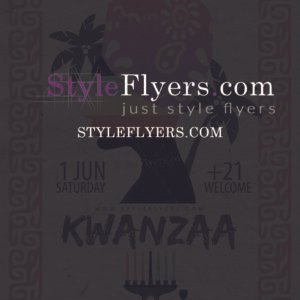 Kwanzaa PSD Flyer Template