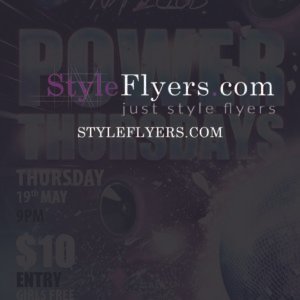Power Thursdays PSD Flyer Template