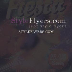 fiesta PSD Flyer Template