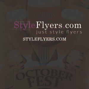 Oktoberfest PSD Flyer Template