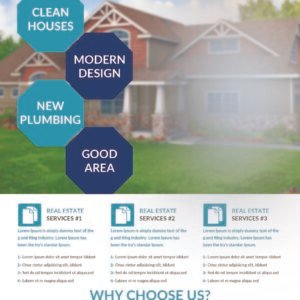 Real Estate PSD Flyer Template