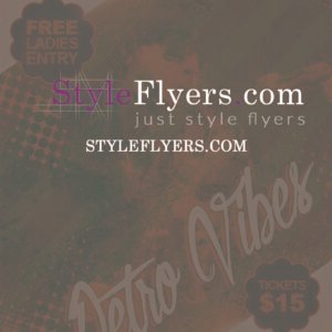 Retro Vibes PSD Flyer Template