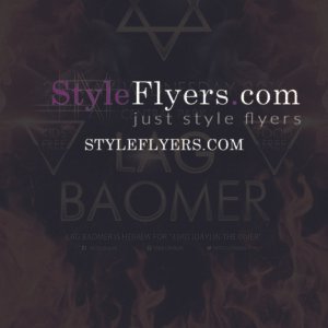 Lag BaOmer PSD Flyer Template