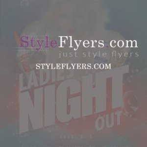 Ladies NIght Out PSD Flyer Template