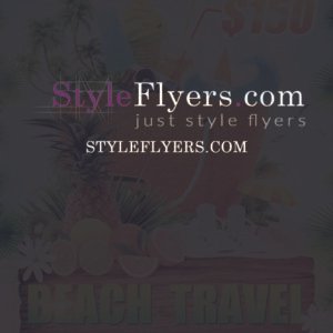 bech travel1 PSD Flyer Template
