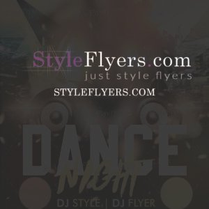 Dance night PSD Flyer Template
