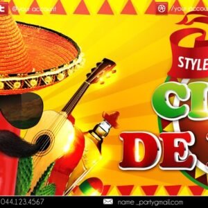 cinco de mayo PSD Flyer Template