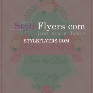wedding PSD Flyer Template