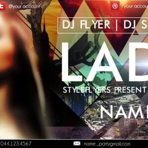ladies night PSD Flyer Template