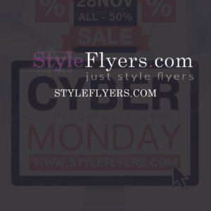 Cyber Monday PSD Flyer Template