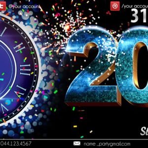2016 party1 PSD Flyer Template