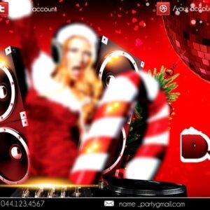 Dj Santa PSD Flyer Template