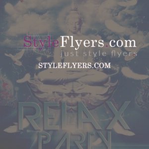 Relax Party PSD Flyer Template