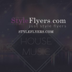 House Music PSD Flyer Template