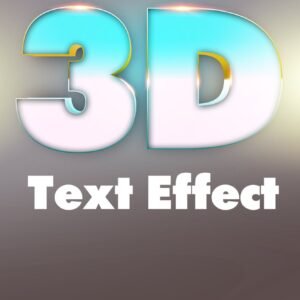 3D Text Effect PSD Action