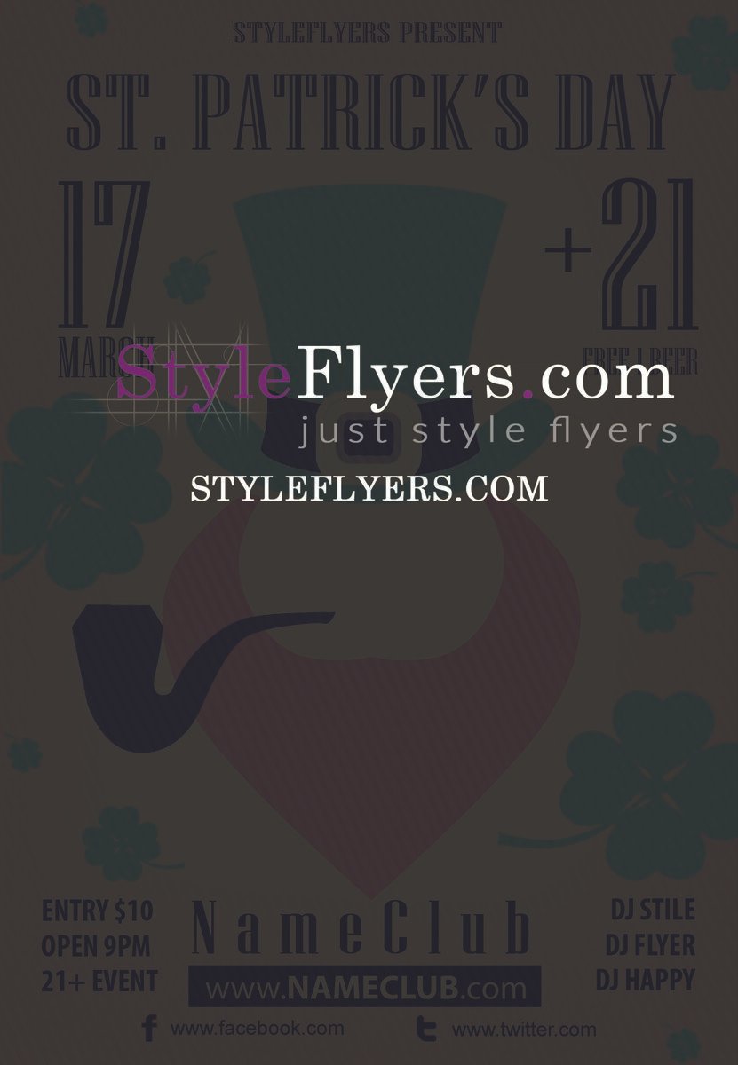 St. Patrick's Day PSD Flyer Template
