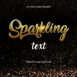 3D Sparkling Text upd