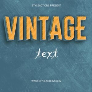 Vintage Text Effect