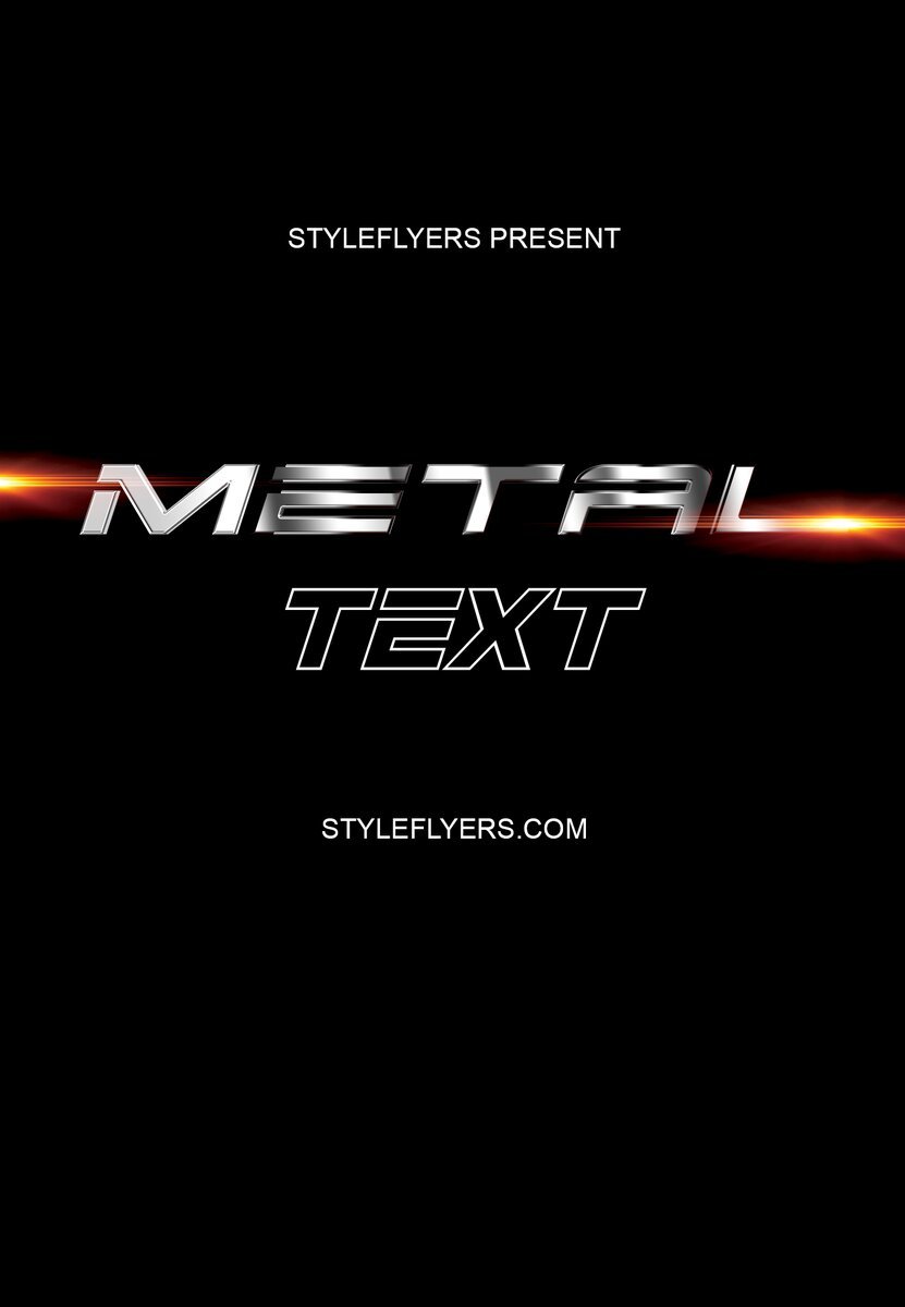 Metal Text Effects