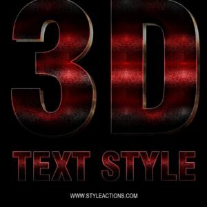 3D Text Style