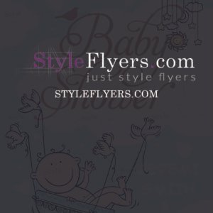 Baby Shower PSD Flyer Template