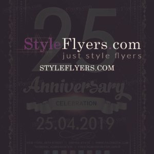 Anniversary(3) PSD Flyer Template
