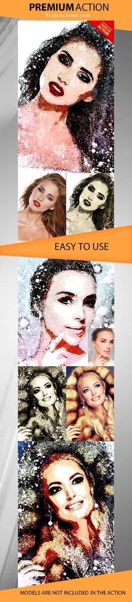 Modern Ink Photoshop Action