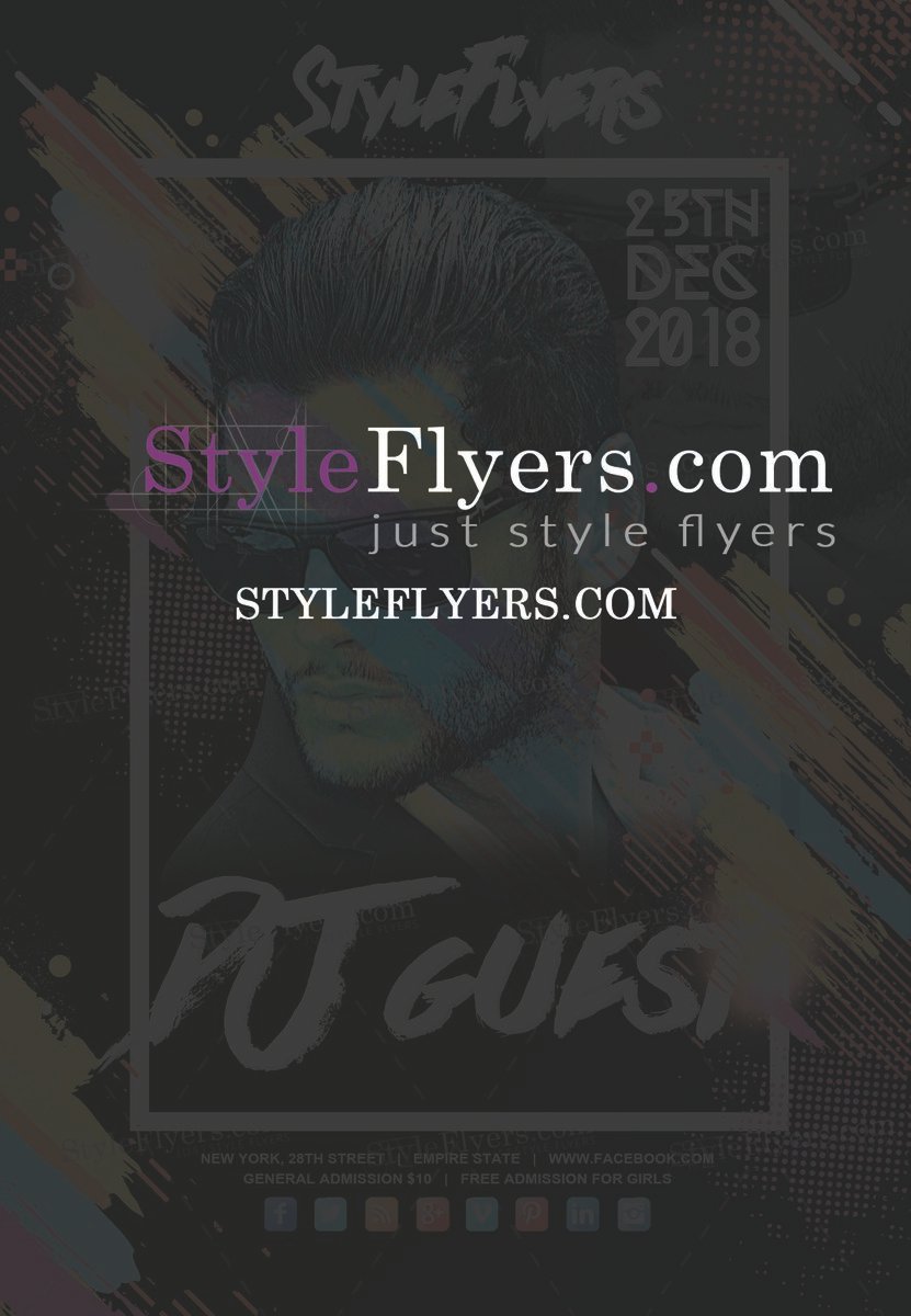 dj PSD Flyer Template