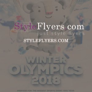 Winter Olympics 2018 PSD Flyer Template