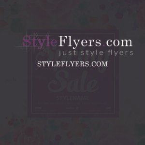Spring Sale PSD Flyer Template