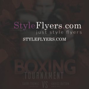 Box Tournament PSD Flyer.