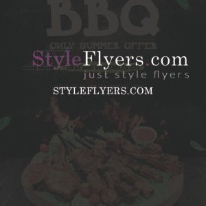 BBQ PSD Flyer Template