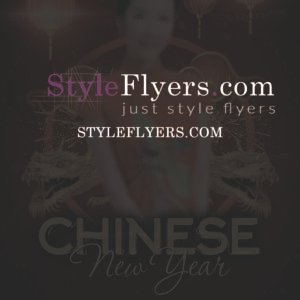 Chinese New Year PSD Flyer Template
