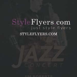 Jazz Concert PSD Flyer Template