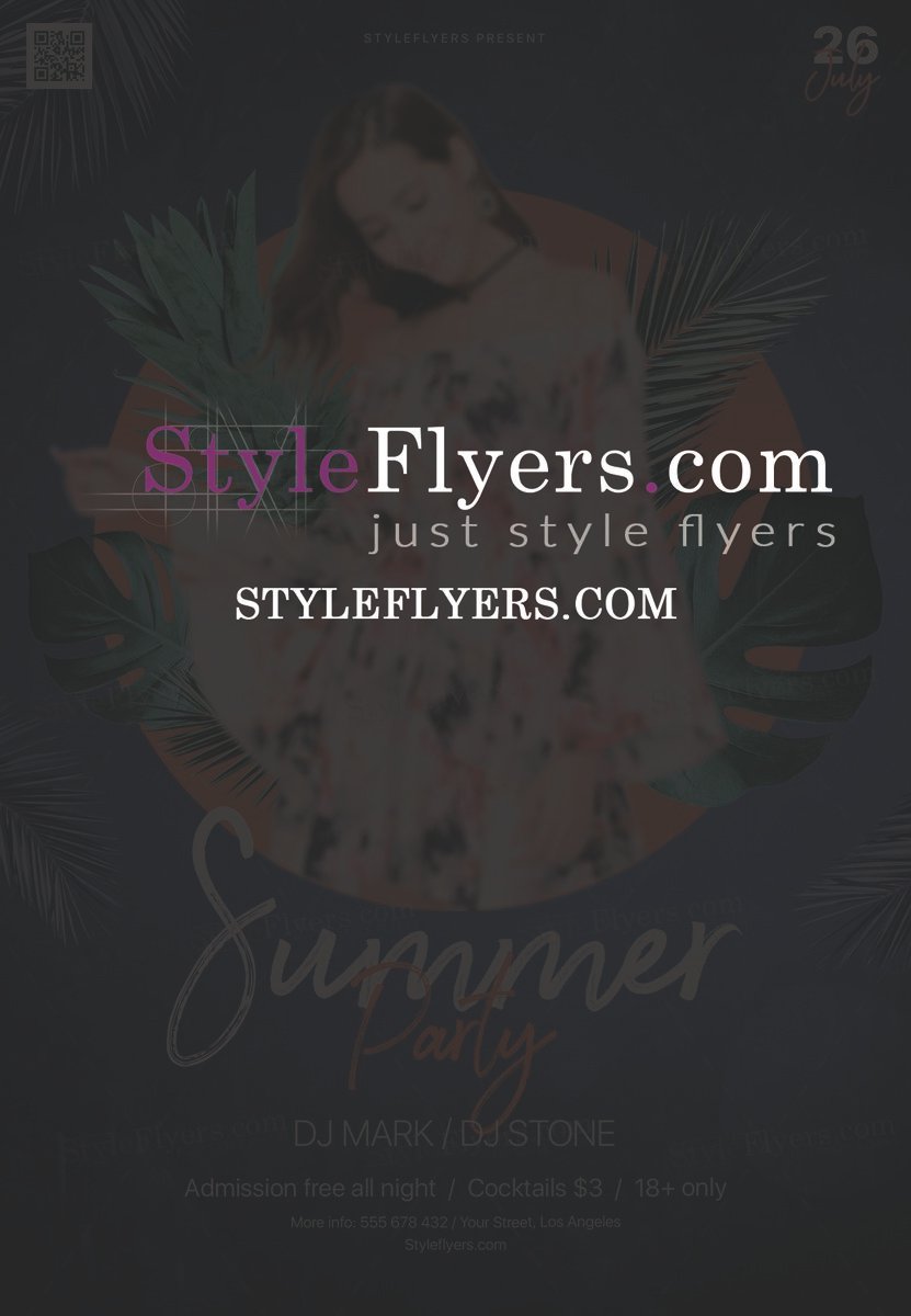 Summer PSD Flyer Template