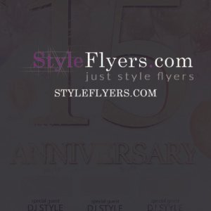 Anniversary PSD Flyer Template
