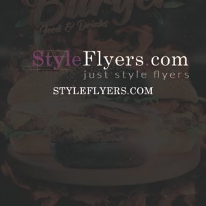 Burger PSD Flyer Template